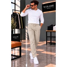 Wkm Erkek Regular Fit Jogger Kumaş Pantolon