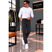 Wkm Erkek Regular Fit Jogger Kumaş Pantolon