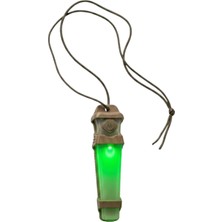 Ss Single Sword Tactical Signal Light Kask ve Boyun Asmalı Pilli Taktik Sinyal Lambası 12 cm - Yeşil