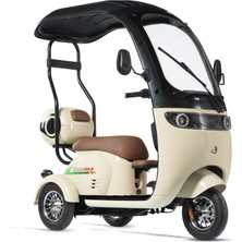 Regal Raptor Motolux FX09 3 Tekerli Elektrikli Motosiklet Beyaz Siyah