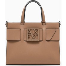 Armani Exchange Omuz Çant, Standart, Bej