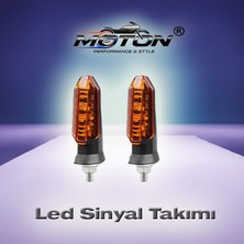 Moton Motosiklet Mini LED Sinyal Takımı (2 Adet)