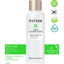 Fation Nosca9 Rapid Calming Toner | Hassas Ciltler Için %2 Pha ve Lha Içeren Peeling Tonik | Nemlendirici Hızlı Emilim