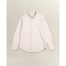 Gant Men's Beige Striped Shirt