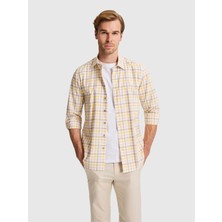 Cacharel Beige Slim Fit Canvas Trousers