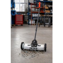İbtaş Ibtaş 2 Tekerlekli Manyetik Mıknatıslı Parça Toplama Aleti - Civata, Somun, Çapak - 14 kg Taşır