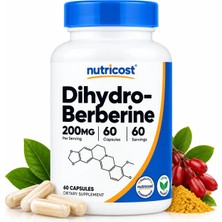 Nutricost, Dihydroberberine Glucovantage Berberis 200 Mg 60 Caps