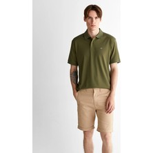 Gant Men's Green Relaxed Fit Polo Shirt