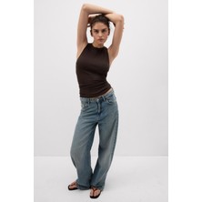 Intimissimi Pima Cotton Fine Ribbed Tank Top