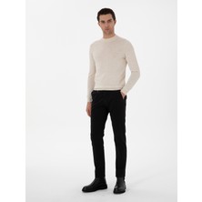 Cacharel Black Slim Fit Canvas Pants