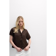 Intimissimi The Pure Linen Short Sleeve Linen Canvas Shirt