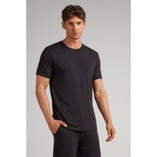 Intimissimi Crew Neck Modal And Silk T-Shirt