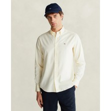 Gant Men's Yellow Logo Shirt