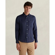 Gant Men's Navy Regular Fit Shirt