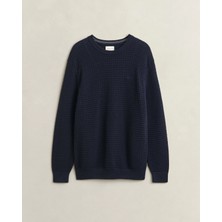 Gant Men's Navy Regular Fit Sweater