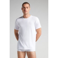 Intimissimi Crew Neck Modal And Silk T-Shirt