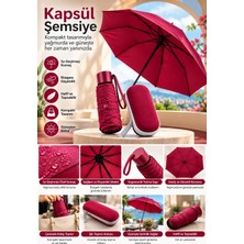 M Merc Giyim Kapsül Şemsiye Bordo