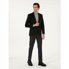 Cacharel Green Slim Fit Dress Trousers