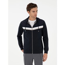 Cacharel Navy Regular Fit Sweatshirt