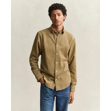 Gant Men's Brown Regular Fit Shirt
