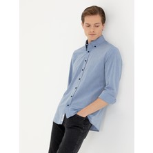 Cacharel Indigo Slim Fit Long Sleeve Shirt