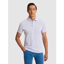 Cacharel Purple Slim Fit Basic T-Shirt