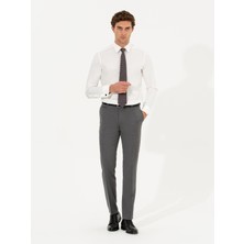 Cacharel Grey Slim Fit Tailored Trousers