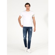 Cacharel Dark Blue Slim Fit Jeans