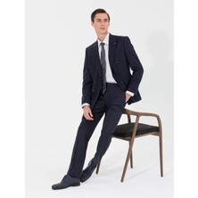 Cacharel Navy Slim Fit Blazer