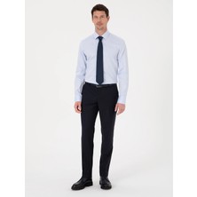 Cacharel Navy Slim Fit Dress Trousers