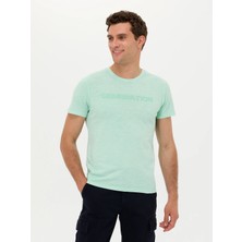 Cacharel Green Slim Fit Crew Neck T-Shirt