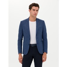 Cacharel Navy Slim Fit Blazer
