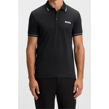 Boss Paul Pro Men's Polo Shirt Black