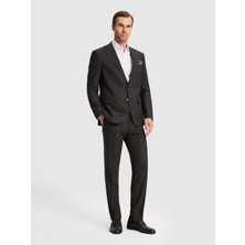 Cacharel Brown Slim Fit Suit