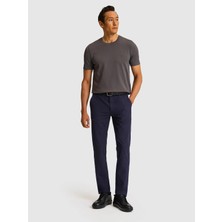 Cacharel Navy Slim Fit Chino Trousers