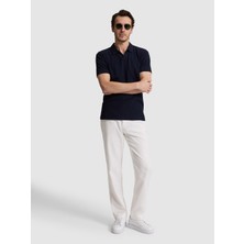 Cacharel Ecru Relax Fit Drawstring Waist Linen Blend Canvas Trousers