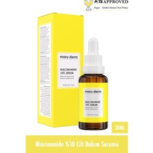 Aydogan's Maruderm Niacinamide%10 + Hyalüronik Asit + Panthenol Cilt Bakım Serumu – Ton Eşitleyici ve Gözenek Görünümü Inceltici Yüz Serumu, 30 ml