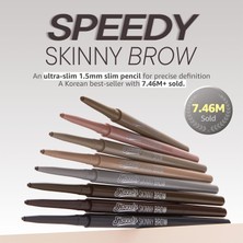 Aydogan's Ultra Ince Uçlu, Doğal Görünüm Veren Kaş Kalemi Speedy Skinny Brow (12 Milky Taupe)