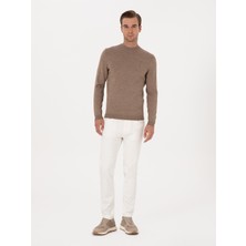 Cacharel White Slim Fit Cotton Lyocell Blend Jeans