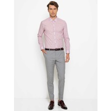 Cacharel Fuchsia Slim Fit Long Sleeve Shirt