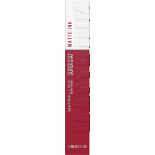 Aydogan's New York Super Stay Matte Ink Likit Mat Ruj - 80 Ruler (Kırmızı/pembe)