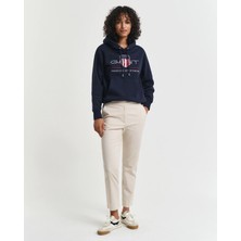 Gant Women's Beige Slim Fit Trousers