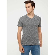 Cacharel Black V-Neck T-Shirt