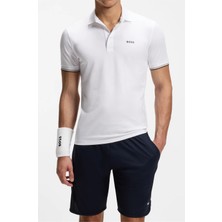 Boss Pl Toc Game 1 Men's Polo Shirt White