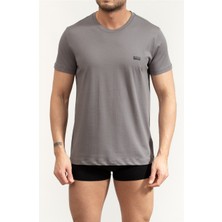 Boss Men's Crew Neck T-Shirt Grey