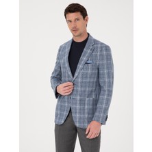 Cacharel Blue Slim Fit Blazer