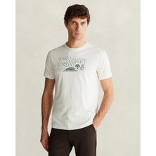 Gant Men's Cream Regular Fit T-Shirt