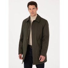Cacharel Khaki Shirt Collar Padded Jacket