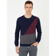 Cacharel Navy Slim Fit Sweatshirt
