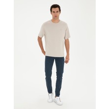 Cacharel Dark Navy Slim Fit Cotton Blend Jeans
